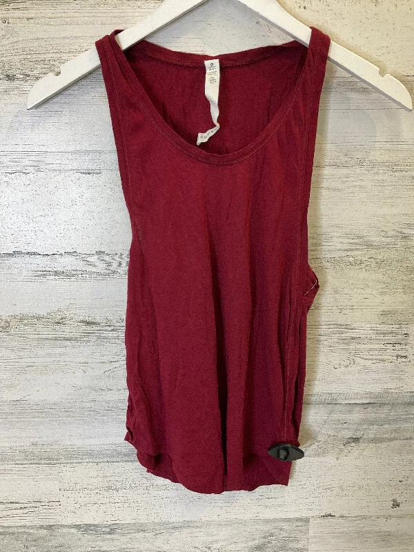 Unbeatable Prices Red Athletic Tank Top Lululemon, Size 2