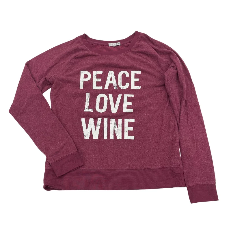 Weekend Deal RED SWEATSHIRT CREWNECK by GRAYSON THREADS Size:XS