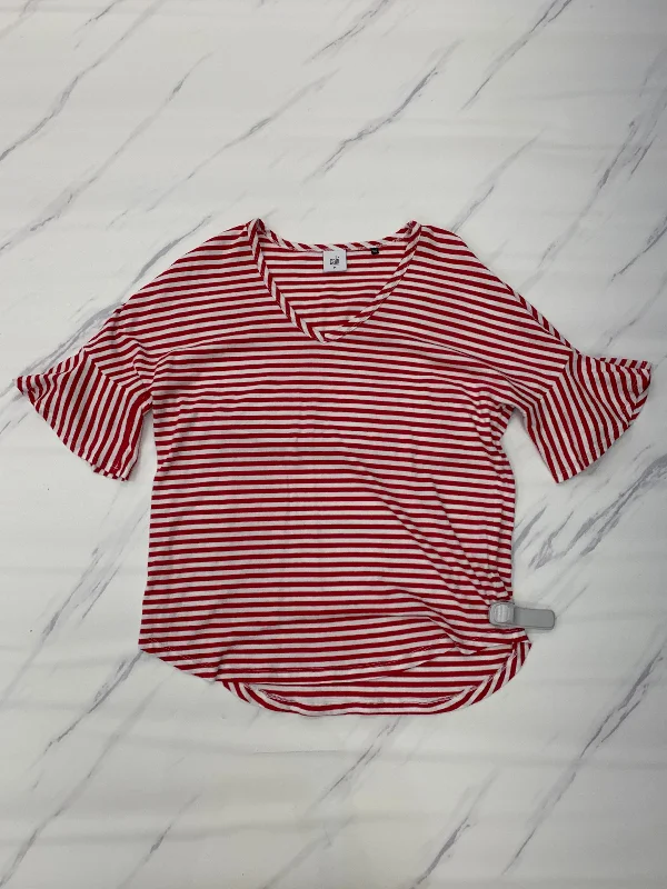 Exclusive Savings Red Top Short Sleeve Cabi, Size M