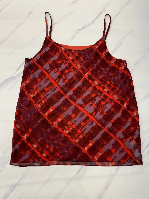 Stock Clearance Red Top Sleeveless Cabi, Size L
