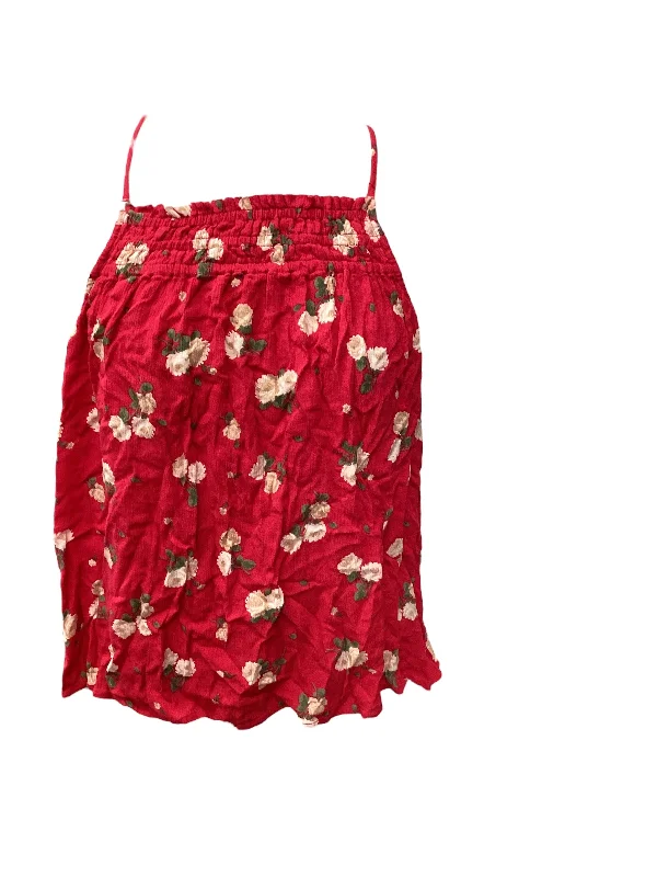 Exclusive Deal Red Top Sleeveless Hollister, Size L