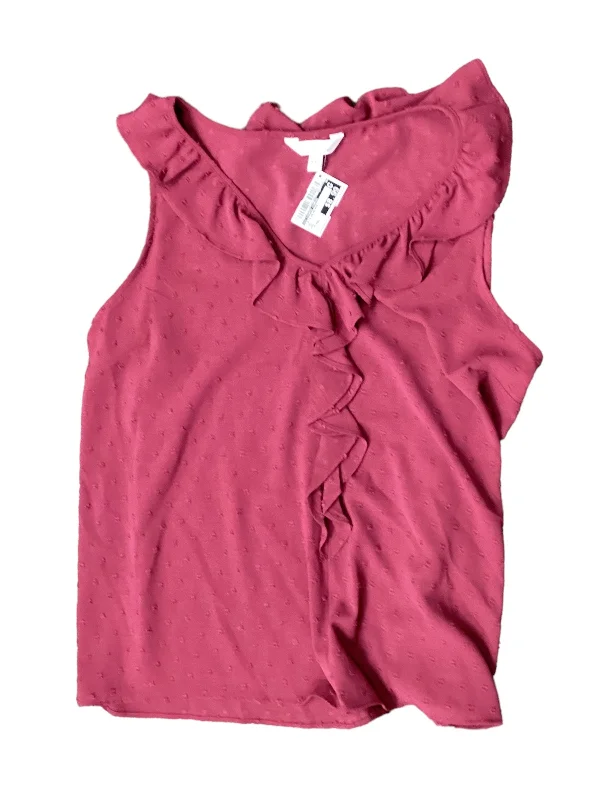 Sale Event Red Top Sleeveless Lc Lauren Conrad, Size Xxl