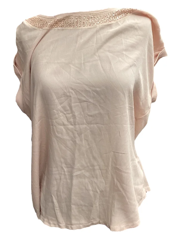 Buy Now Rose Gold Top 3/4 Sleeve Worthington, Size Xl