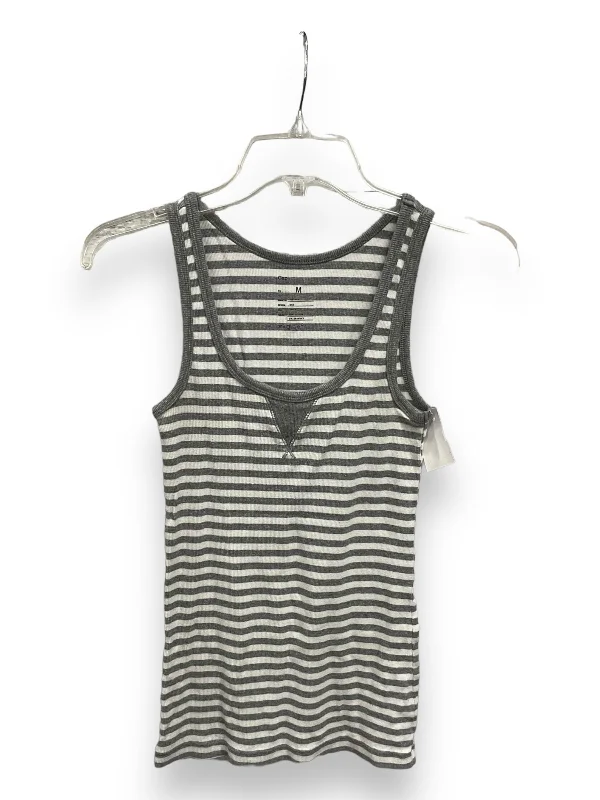Midnight Madness Striped Pattern Tank Top Gap, Size M