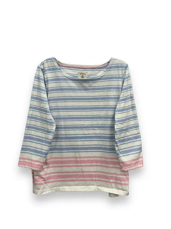 Epic Deals Striped Pattern Top Long Sleeve Joules, Size L