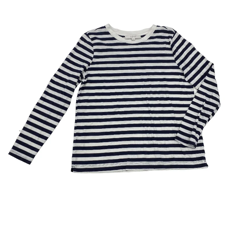 Deal Zone STRIPED PATTERN TOP LS by LOFT Size:PETITE L