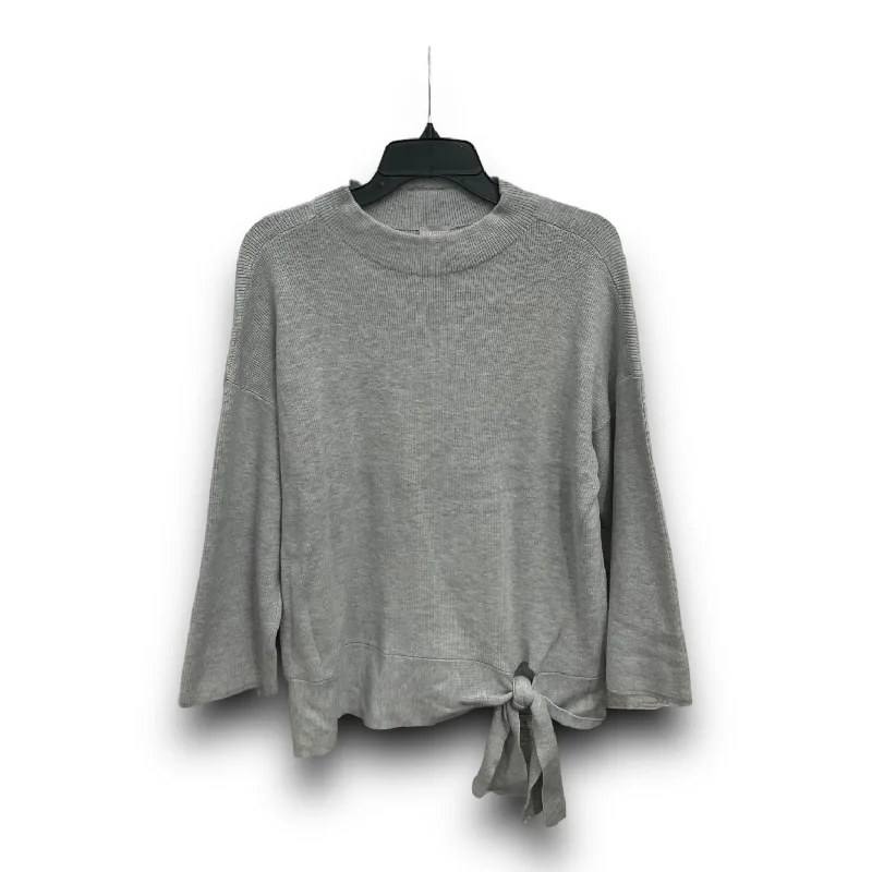 Instant Discount Sweater By Chicos In Grey, Size: Xs
