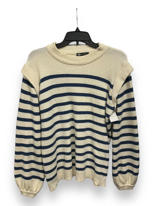 Final Clearance Sweater By Cmc In Striped Pattern, Size: L