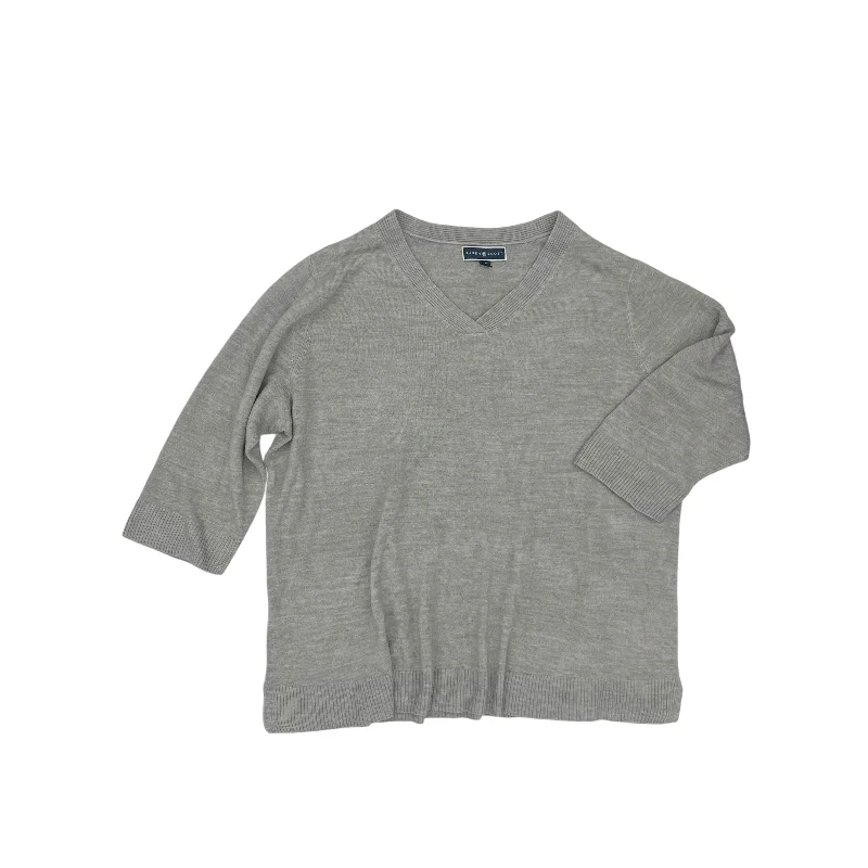 Special Savings Sweater By Karen Scott In Grey, Size:3X