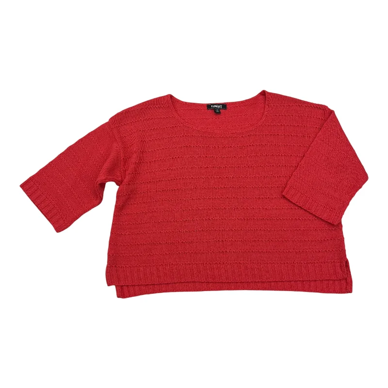 Special Savings Sweater Ss By Elementz In Pink, Size:Petite   S