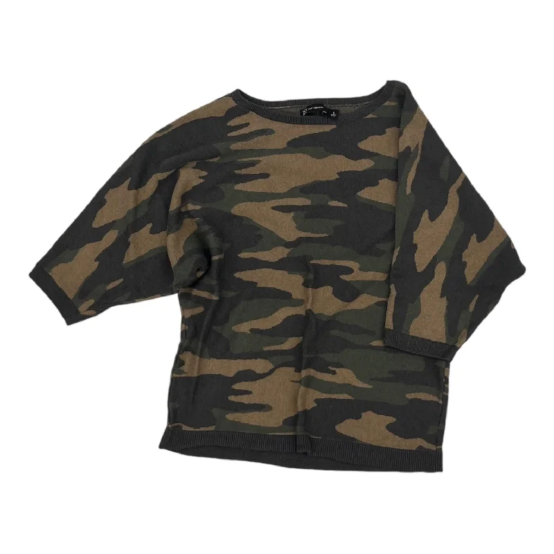 Price Drop Alert Sweater Ss By New York And Co In Camouflage Print, Size:L