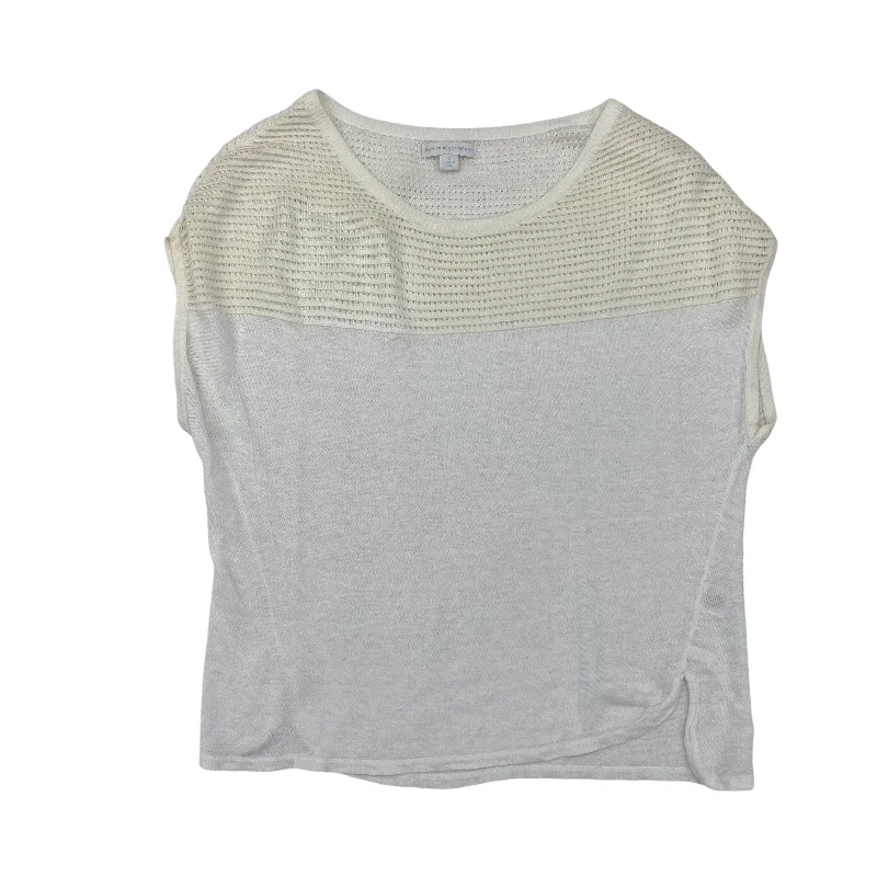 Fantastic Deals Sweater Ss By New York And Co In Cream, Size:M