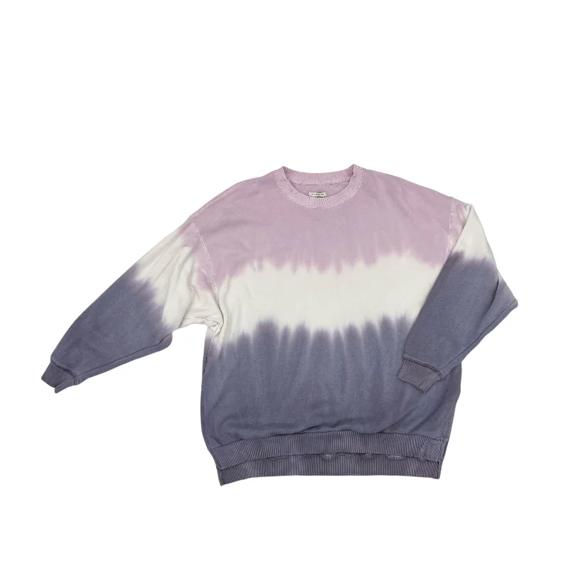 Final Clearance Sweatshirt Crewneck By American Eagle In Purple, Size:Xs