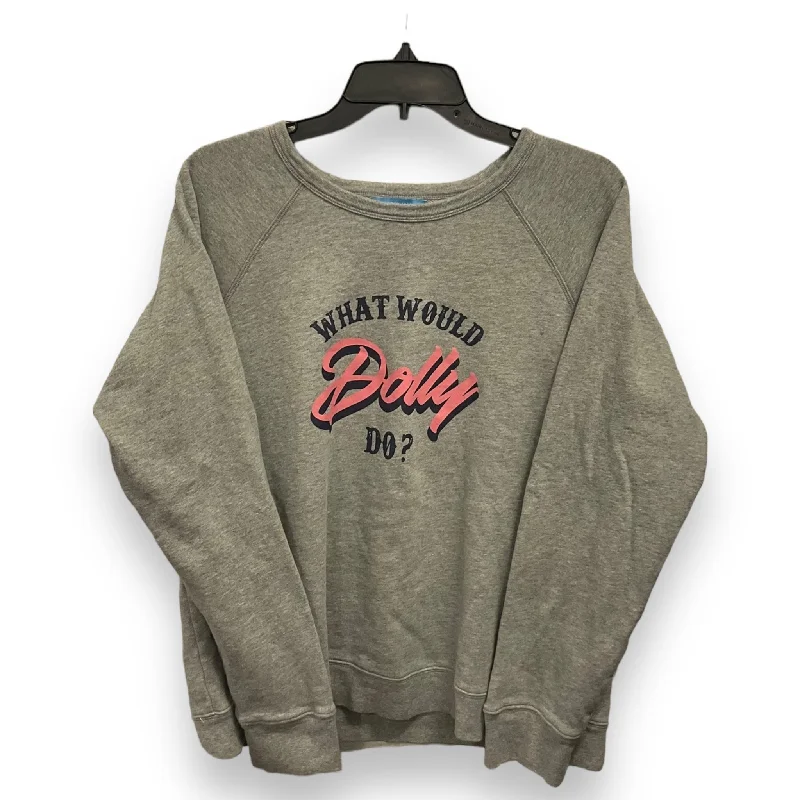 Discount Deals Sweatshirt Crewneck By Draper James In Grey, Size: L