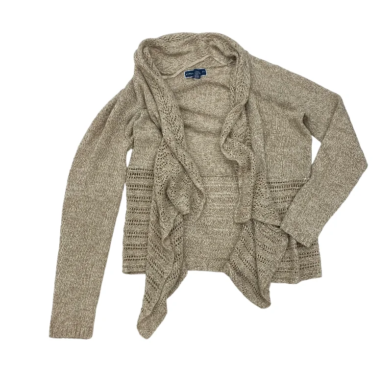 Price Break TAN SWEATER CARDIGAN by KAREN SCOTT Size:M