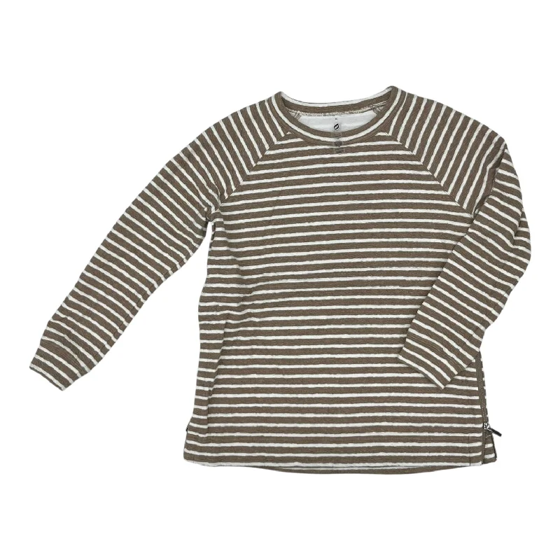 Huge Discounts TAN TOP LS by LOU AND GREY Size:XS