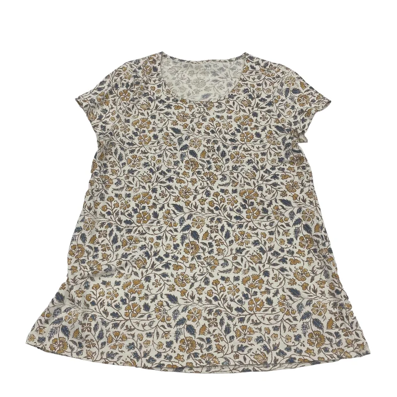 Super Deal Tan Top Short Sleeve Pure Jill, Size S