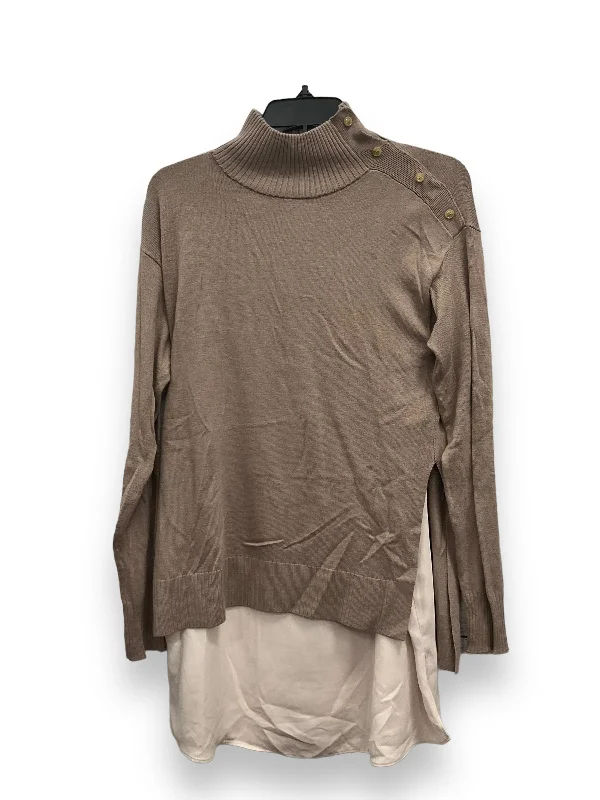 Markdowns Taupe Top Long Sleeve Ann Taylor, Size M