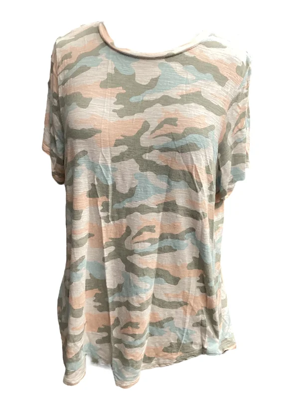 Bonus Savings Tie Dye Print Top Short Sleeve Old Navy, Size L