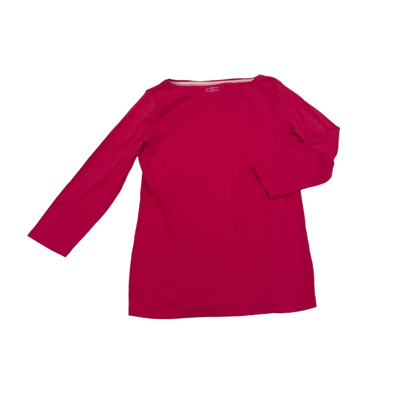 Friends and Family Sale Top 3/4 Sleeve Basic By Talbots In Pink, Size:S