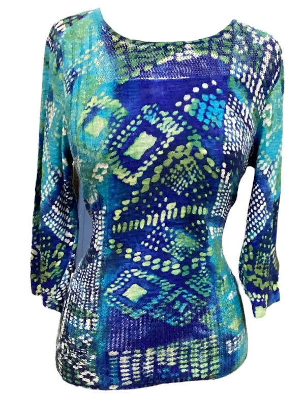 Flash Deals Top 3/4 Sleeve By Chicos  Size: Xs