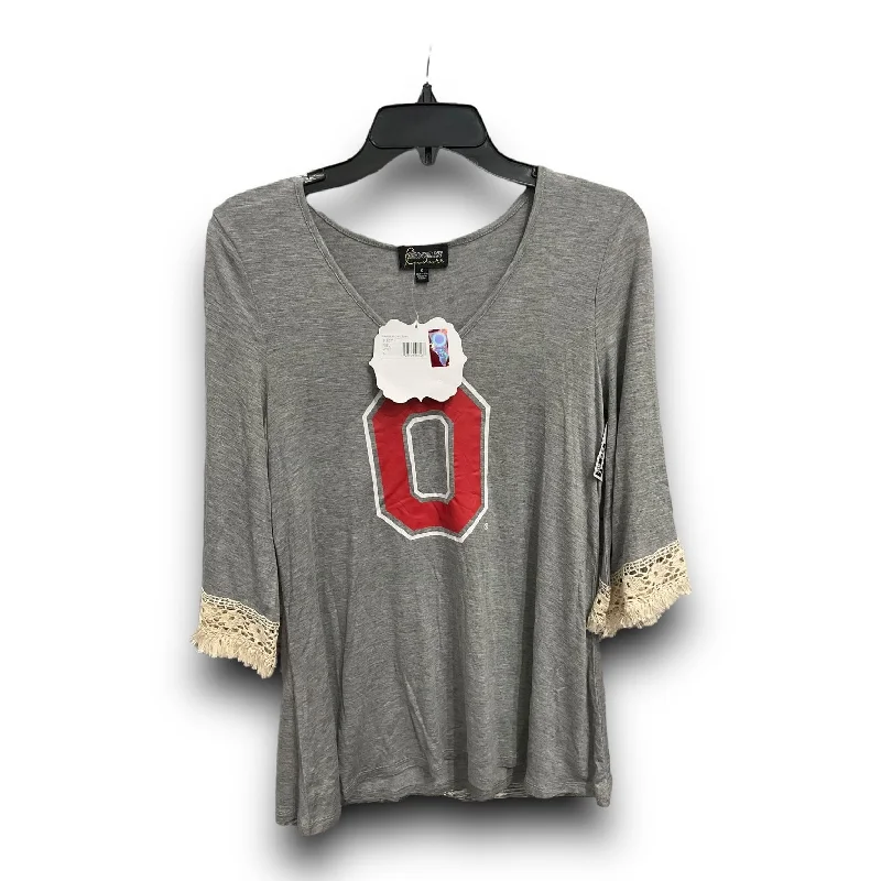 TIME-Limited Offer Top 3/4 Sleeve By Cmc In Multi-colored, Size: S