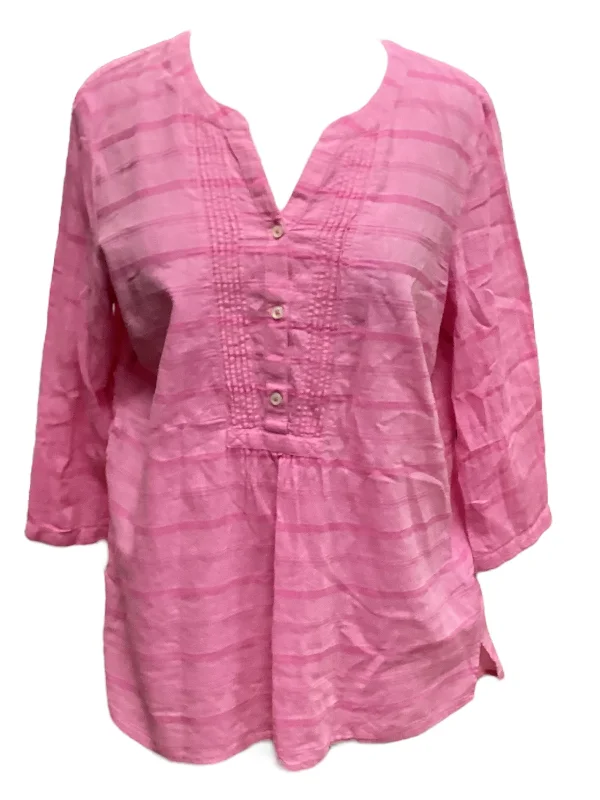 Discount Days Top 3/4 Sleeve By Talbots  Size: L