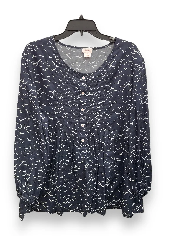 Unmissable Offer Top Long Sleeve By Cmc In Grey & White, Size: Xl