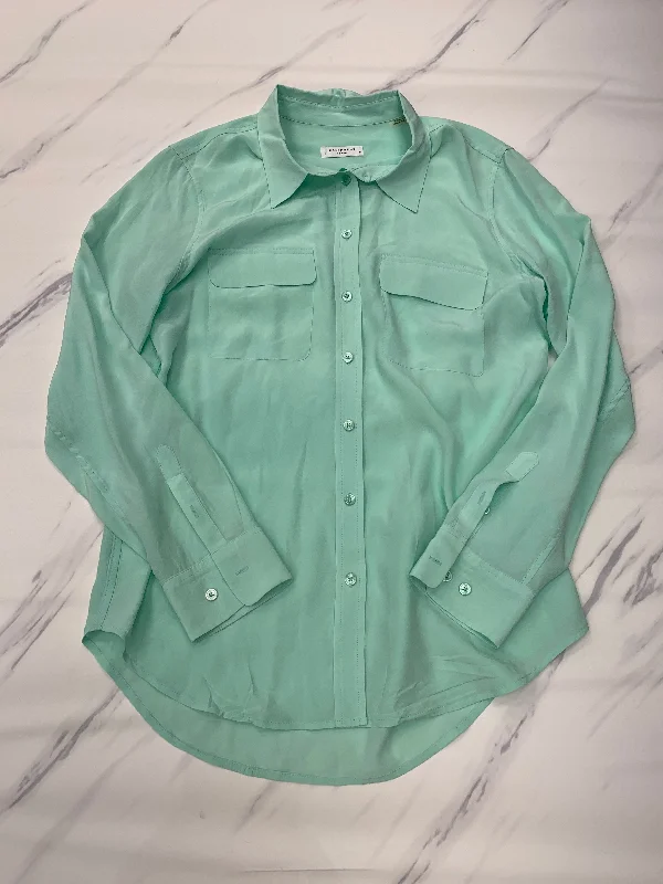 Price Drop Alert Top Long Sleeve By Equipment  Size: S