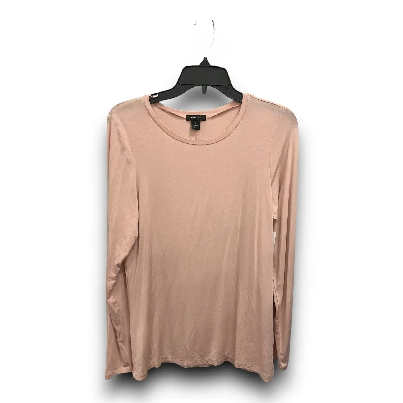 Extra Savings Top Long Sleeve By Halogen In Pink, Size: Xl