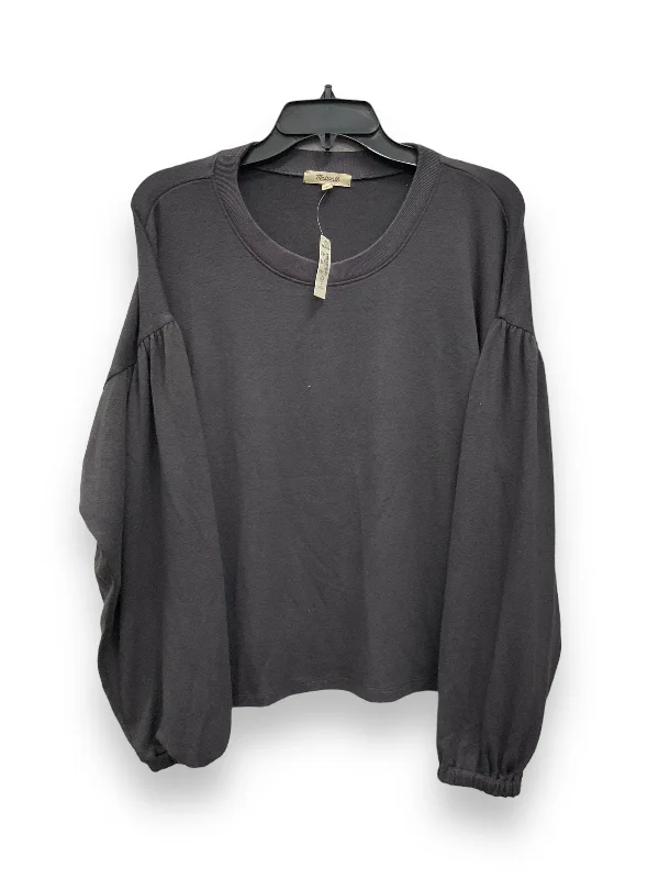 The Best Prices Top Long Sleeve By Madewell In Grey, Size: M