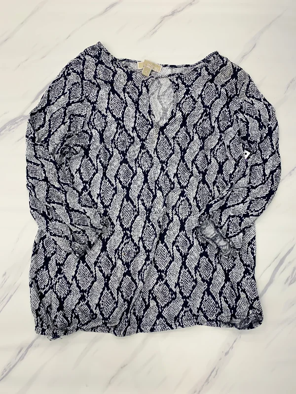 Deal of the Day Top Long Sleeve Designer Michael By Michael Kors, Size M