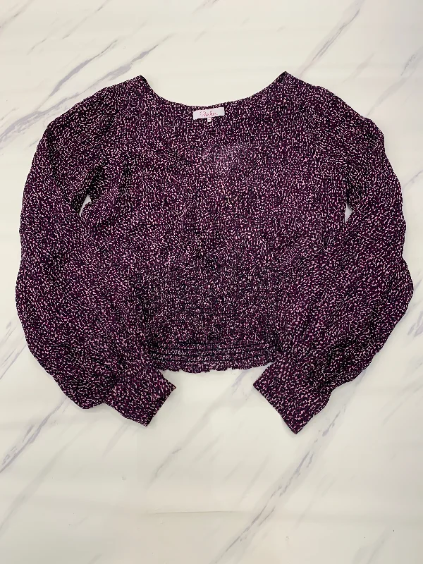 Act Fast Top Long Sleeve Designer Parker, Size Xs