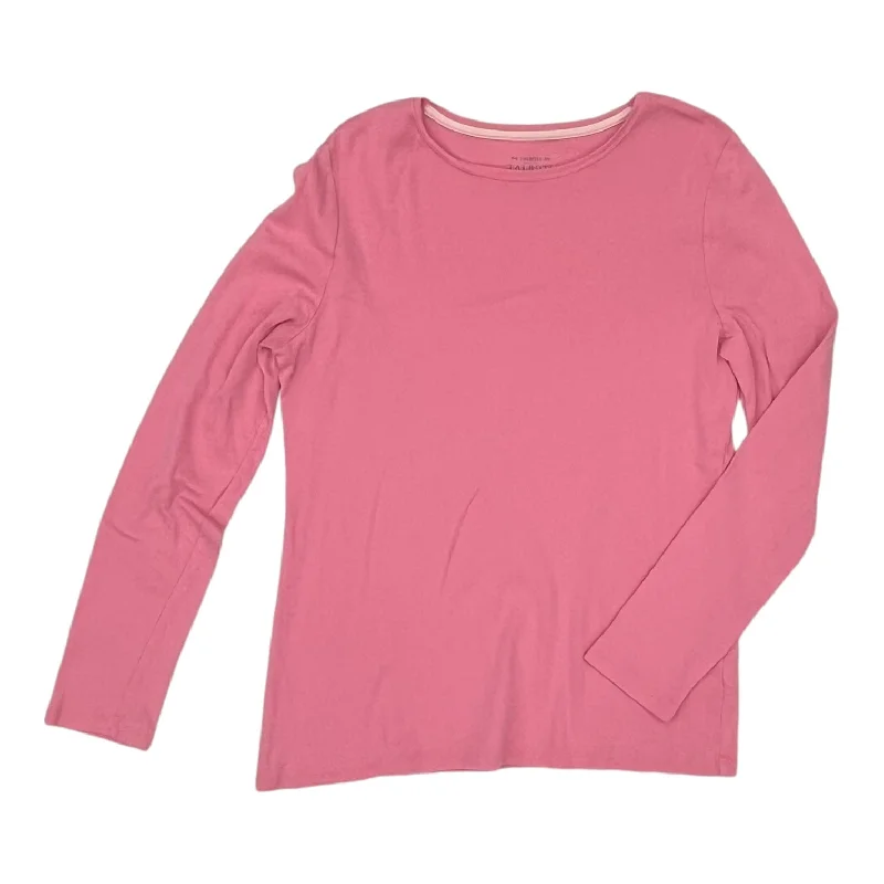 Top Ls Basic By Talbots In Pink, Size:L