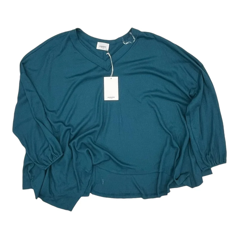 Top Ls By Andree By Unit In Teal, Size:M