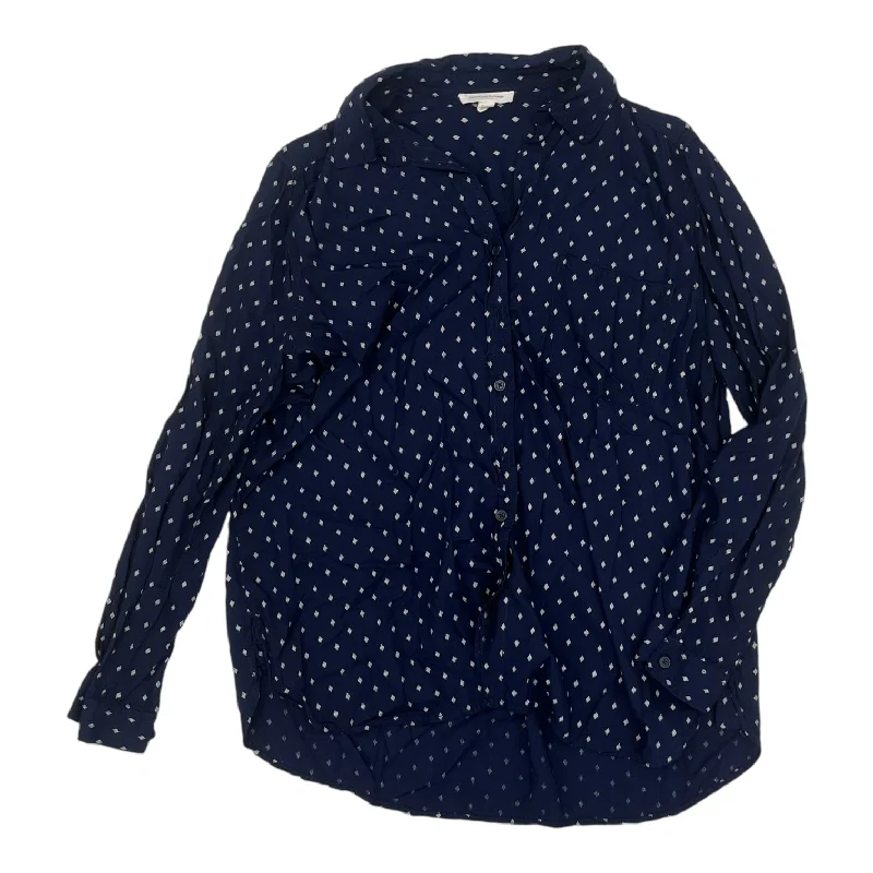 Year-End Sale Top Ls By Beachlunchlounge In Navy, Size:L