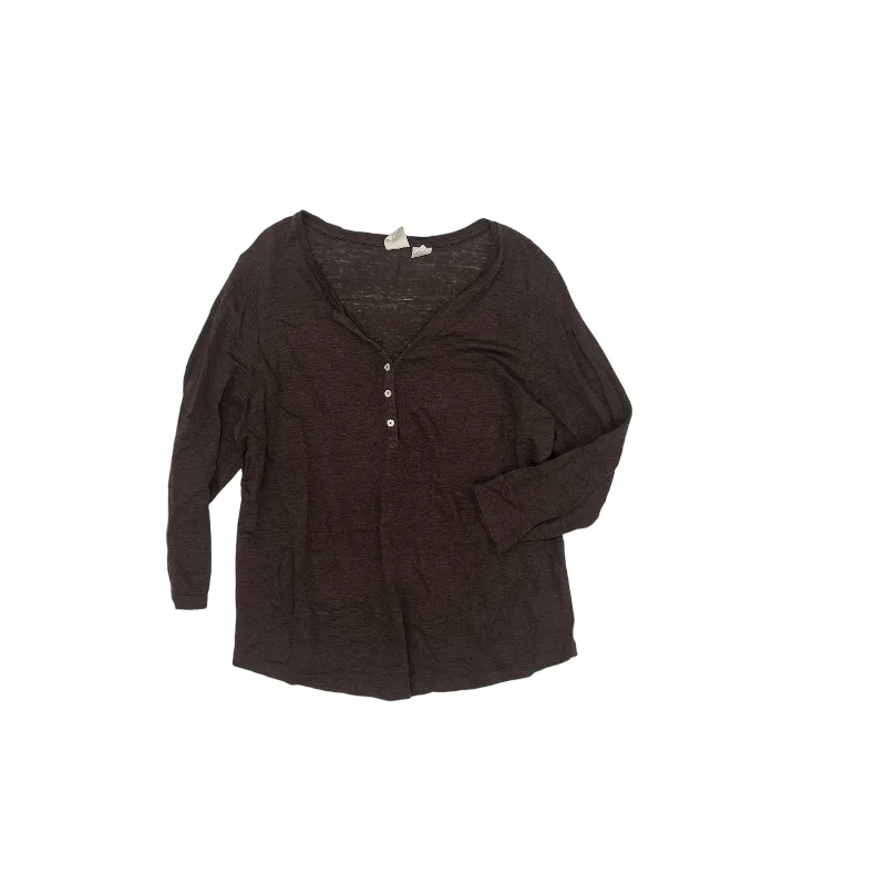 New Deals Top Ls By C And C In Brown, Size:Xl