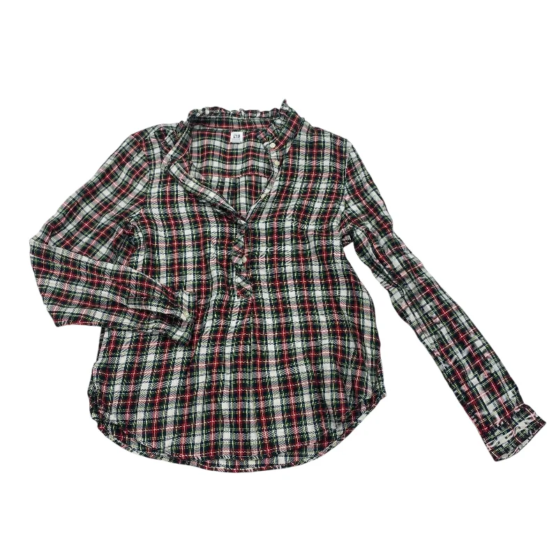 Instant Discount Top Ls By Gap In Green, Size:M