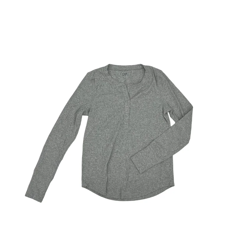 Deal Dash Top Ls By Gap In Grey, Size:S