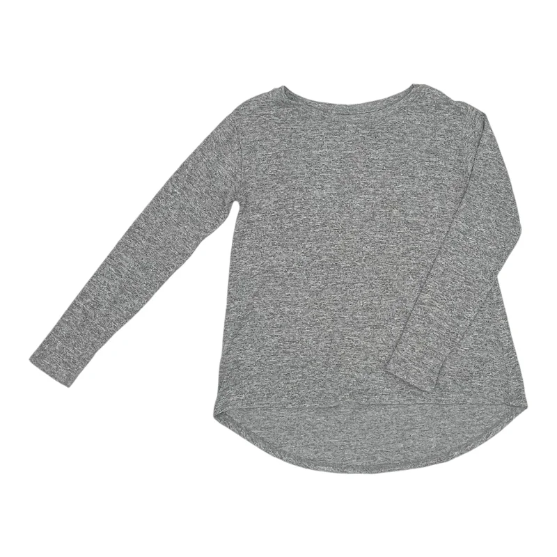 Online Only Top Ls By Gap In Grey, Size:S