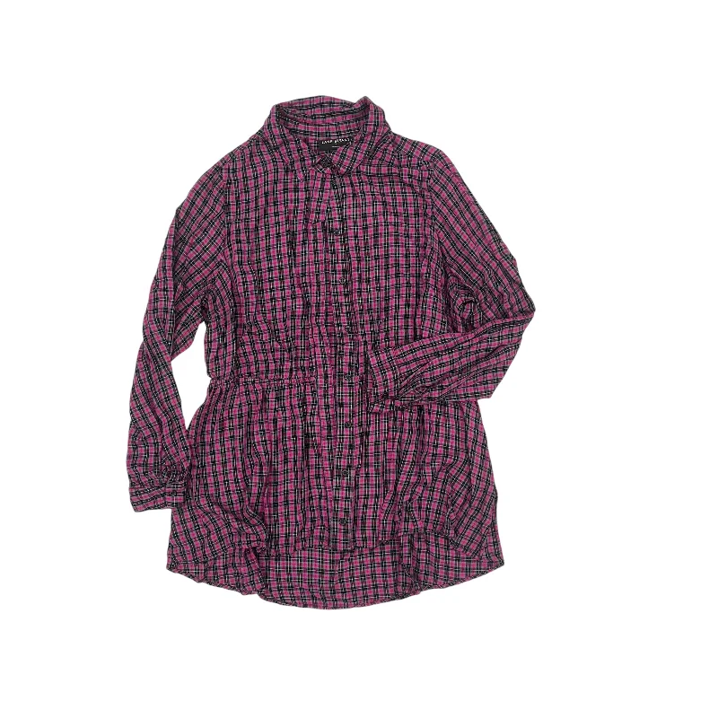 Don't Wait Top Ls By Lane Bryant In Pink, Size:Xl