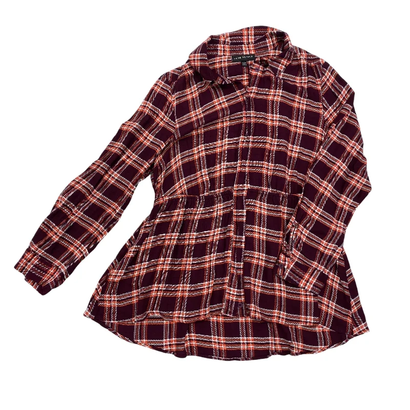 Price Reduction Top Ls By Lane Bryant In Purple, Size:L
