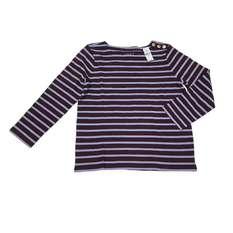 Exclusive Access Top Ls By Loft In Purple, Size:M