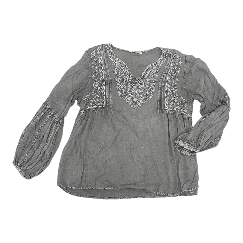 Top Ls By Solitaire In Grey, Size:L