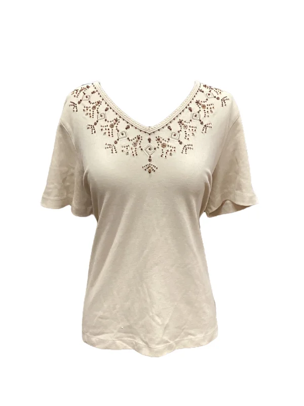 Shop and Save Top Short Sleeve By Alfred Dunner  Size: M