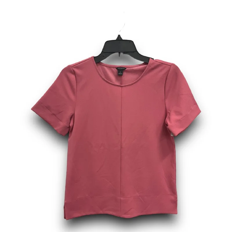 Deal Dash Top Short Sleeve By Ann Taylor In Pink, Size: Xs