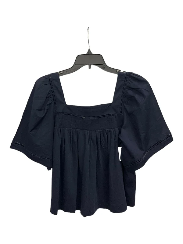 Bargain Blast Top Short Sleeve By Banana Republic In Blue, Size: S