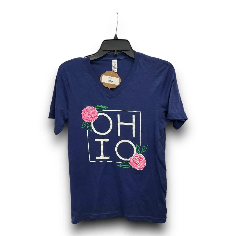 Crazy Savings Top Short Sleeve By Bella + Canvas In Blue, Size: S