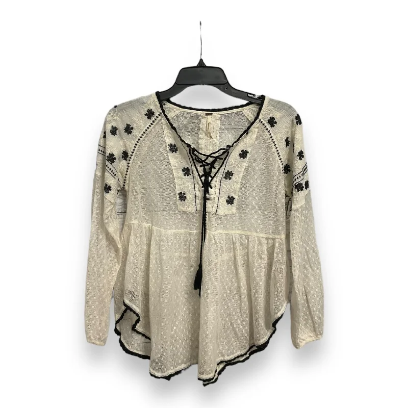 One-DAY Sale Top Short Sleeve By Free People In Pink, Size: L