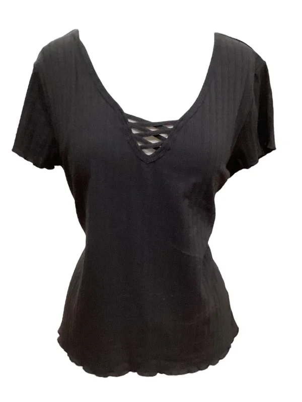 Members Only Top Short Sleeve By No Boundaries  Size: 3x